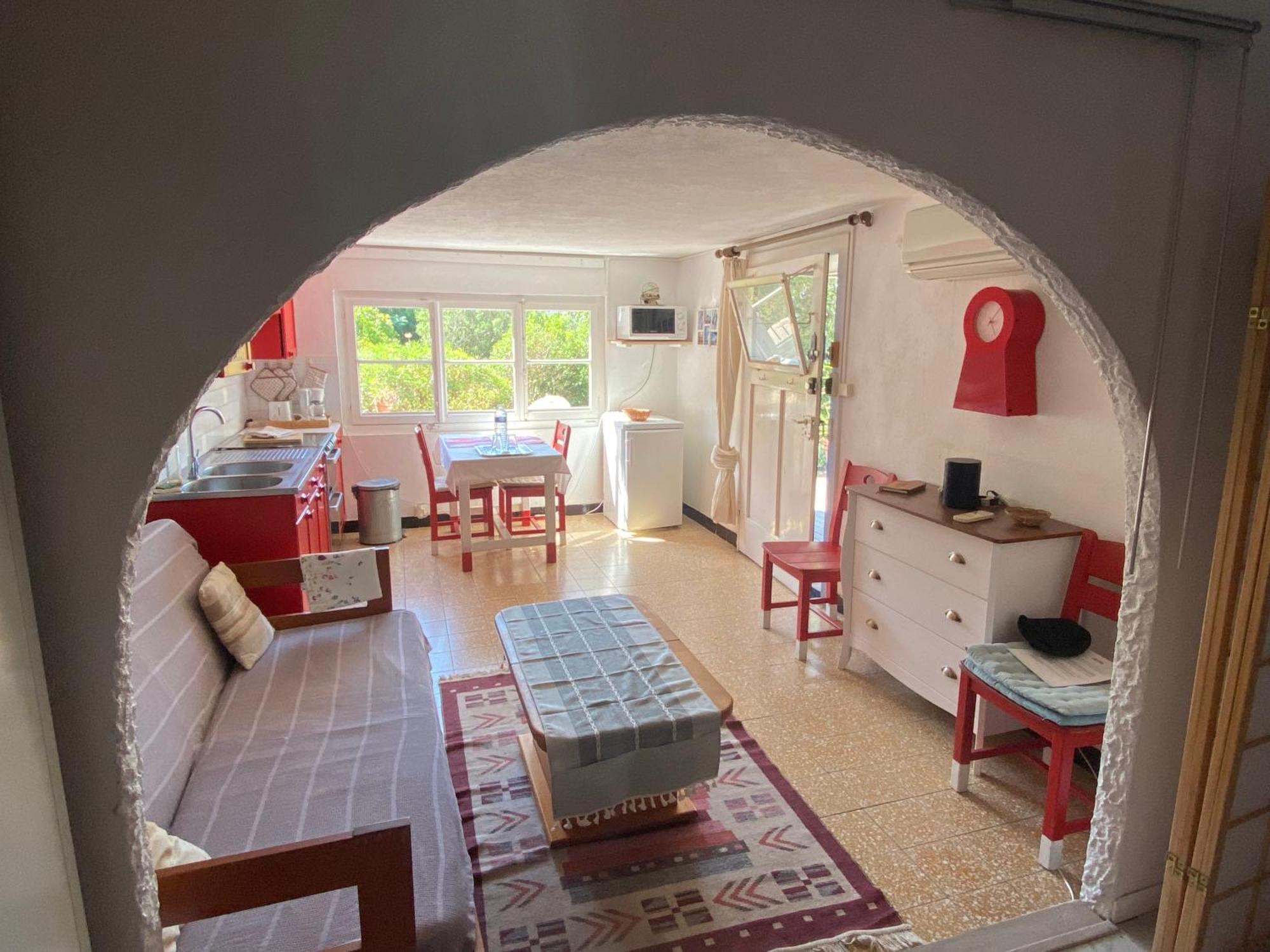 Les Oreades, Studio Le Marin Avec Vue Mer Imprenable Apartment Ile du Levant Bagian luar foto